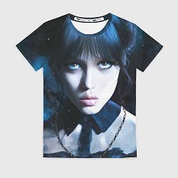 Футболка женская Уэнсдэй: дочь Аддамсов, цвет: 3D-принт