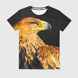 Футболка женская Орёл полигональный, цвет: 3D-принт
