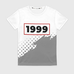 Футболка женская 1999 - в красной рамке на светлом, цвет: 3D-принт