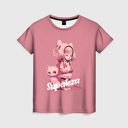 Футболка женская Supateza cat girls, цвет: 3D-принт