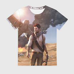 Футболка женская Uncharted 3, цвет: 3D-принт