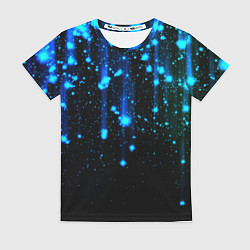 Футболка женская Сияющий звездопад, цвет: 3D-принт