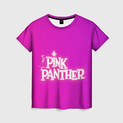 Футболка женская Pink panther, цвет: 3D-принт