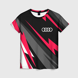 Футболка женская Audi fast lines, цвет: 3D-принт