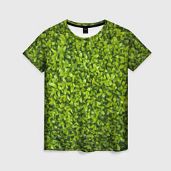 Футболка женская Зеленая травка, цвет: 3D-принт