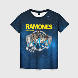 Футболка женская Ramones Road to ruin, цвет: 3D-принт