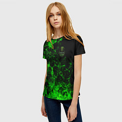 Футболка женская Monster energy cup, цвет: 3D-принт — фото 2