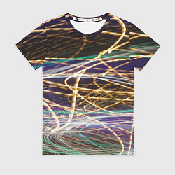 Женская футболка Световые эффекты