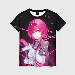 Футболка женская Хонкай Стар Рейл: Кафка, цвет: 3D-принт