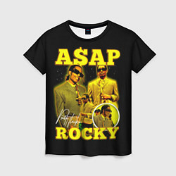 Женская футболка Asap Rocky, rapper