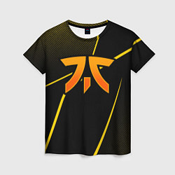 Футболка женская Fnatic - csgo - gold edition, цвет: 3D-принт