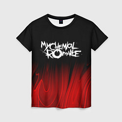 Футболка женская My Chemical Romance red plasma, цвет: 3D-принт