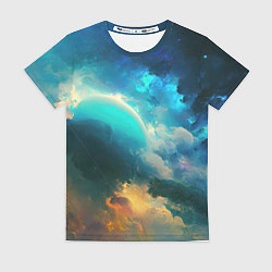 Футболка женская Далекий космос, цвет: 3D-принт