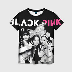 Футболка женская Blackpink funny girls, цвет: 3D-принт