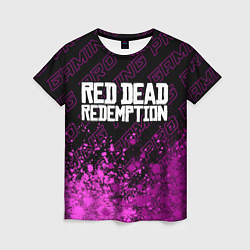 Женская футболка Red Dead Redemption pro gaming: символ сверху