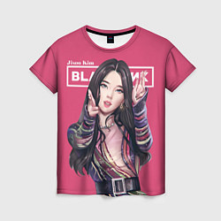 Футболка женская Blackpink Jisoo art, цвет: 3D-принт