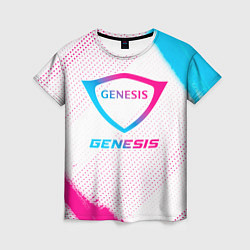 Футболка женская Genesis neon gradient style, цвет: 3D-принт