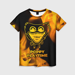 Футболка женская Poppy Playtime - gold gradient, цвет: 3D-принт