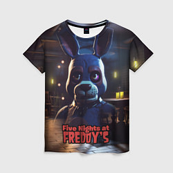 Футболка женская Five Nights at Freddys Bonnie, цвет: 3D-принт