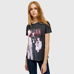 Футболка женская Агенты времени - персонажи, цвет: 3D-принт — фото 2