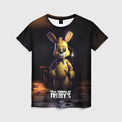 Футболка женская Spring Bonnie Five Nights at Freddys, цвет: 3D-принт