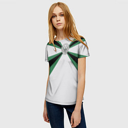 Футболка женская Железнодорожные войска, цвет: 3D-принт — фото 2