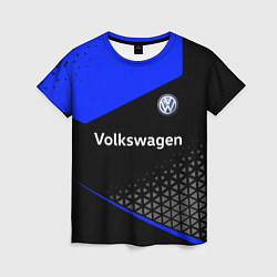 Футболка женская Фольцваген - blue uniform, цвет: 3D-принт