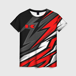 Женская футболка Kawasaki - red uniform