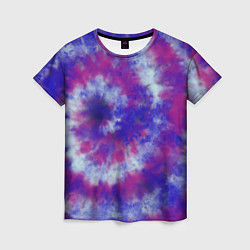 Футболка женская Tie-Dye дизайн, цвет: 3D-принт