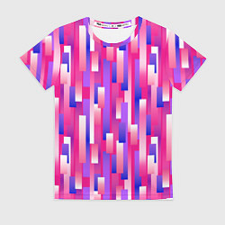 Женская футболка Градиентные прямоугольники