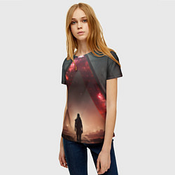 Футболка женская Арка, цвет: 3D-принт — фото 2