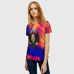 Футболка женская Россия глазами нейросети, цвет: 3D-принт — фото 2