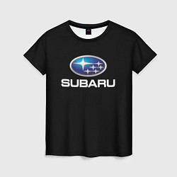 Футболка женская Subaru sport auto car, цвет: 3D-принт