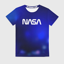 Футболка женская Nasa звёздное небо, цвет: 3D-принт