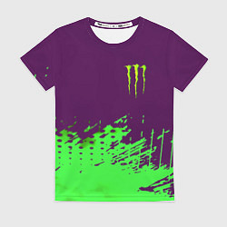 Женская футболка Monster energy taurin