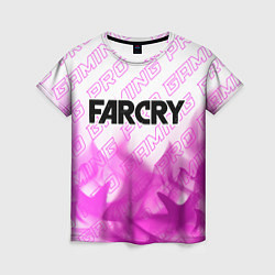 Женская футболка Far Cry pro gaming посередине