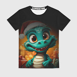 Футболка женская Зеленый дракон, цвет: 3D-принт