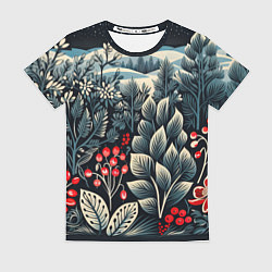 Женская футболка Хрустальные рисунки