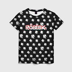 Футболка женская Roblox pattern game, цвет: 3D-принт