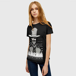 Футболка женская Гай фокс, цвет: 3D-принт — фото 2