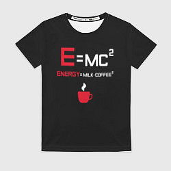 Футболка женская Эквивалентность массы и энергии, цвет: 3D-принт