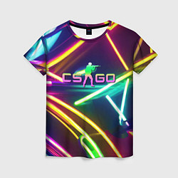 Футболка женская Counter Strike - neon glow, цвет: 3D-принт