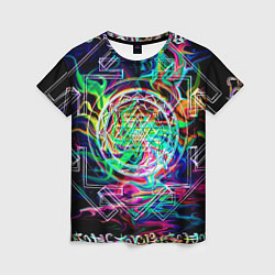 Футболка женская Шри янтра, цвет: 3D-принт