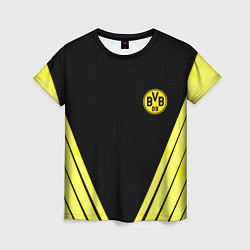 Футболка женская Borussia geometry yellow, цвет: 3D-принт