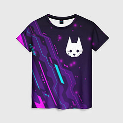 Футболка женская Stray neon gaming, цвет: 3D-принт