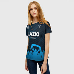 Футболка женская Lazio legendary форма фанатов, цвет: 3D-принт — фото 2