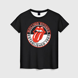 Футболка женская Rolling Stones Established 1962 group, цвет: 3D-принт