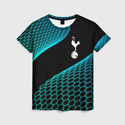 Футболка женская Tottenham football net, цвет: 3D-принт