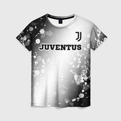Женская футболка Juventus sport на светлом фоне посередине