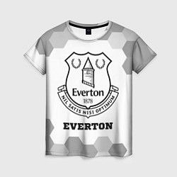 Женская футболка Everton sport на светлом фоне